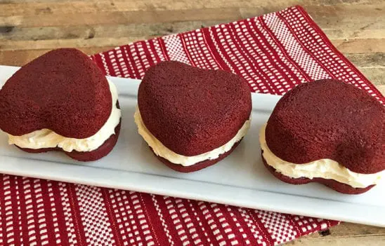 Heart Whoopie Pies