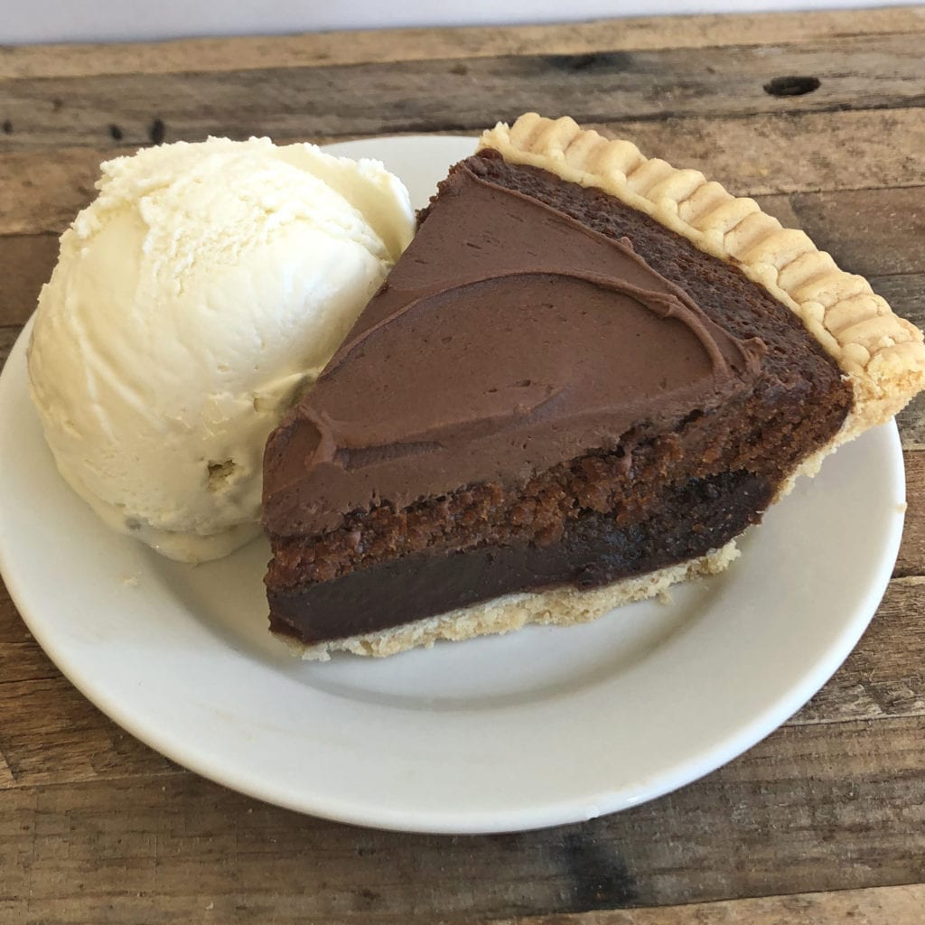 Valentine's Day Chocolate Pie from Bird-in-Hand Bakery & Cafe