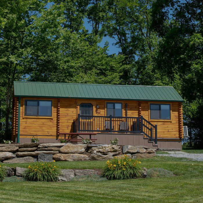 Choose a cabin at Country Acres Campground for camping in Lancaster, PA