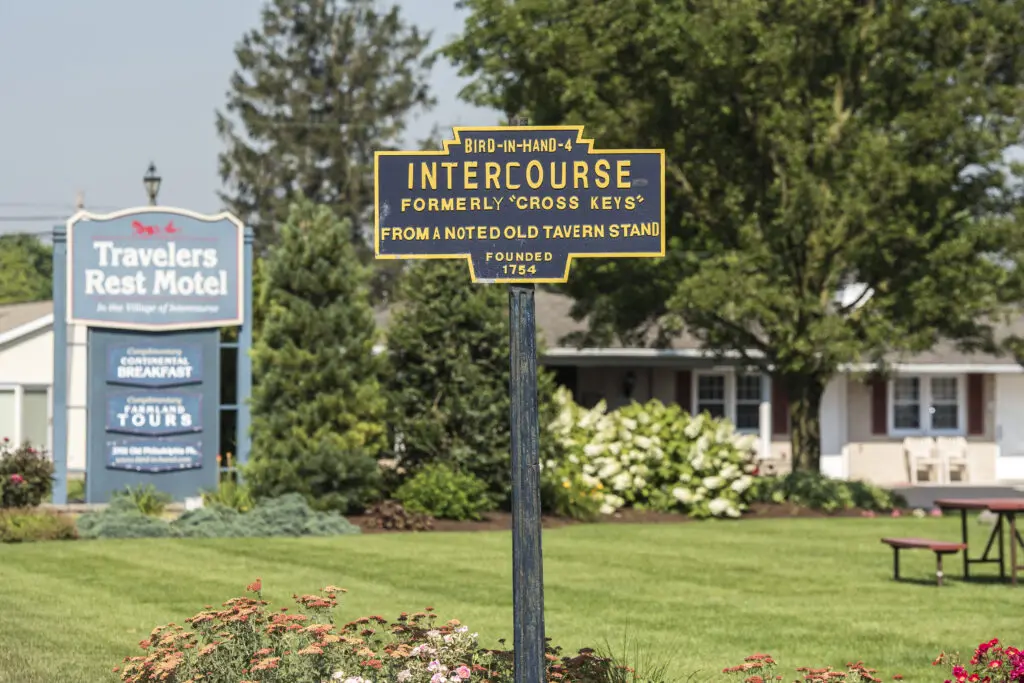 Travelers’ Rest Motel located in Intercourse, PA